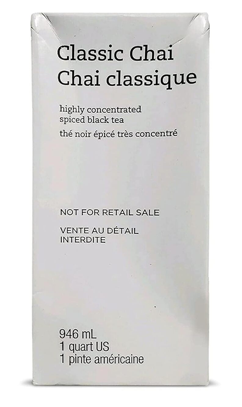 CLASSIC Chai Tea Concentrate - Highly Concentrated Spiced Black Tea
